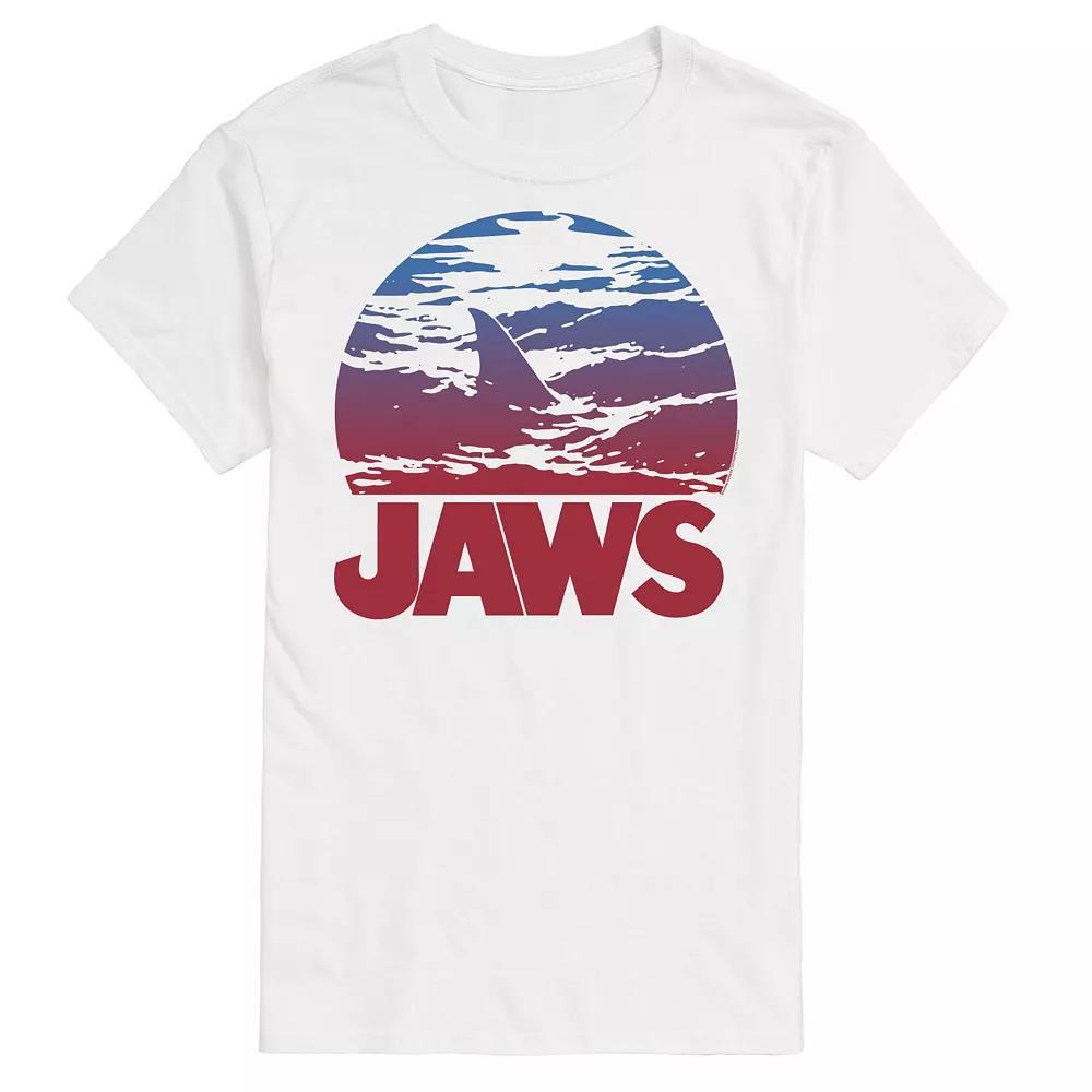 Big & Tall Jaws Ombre Graphic Tee, Men's,  Product Image