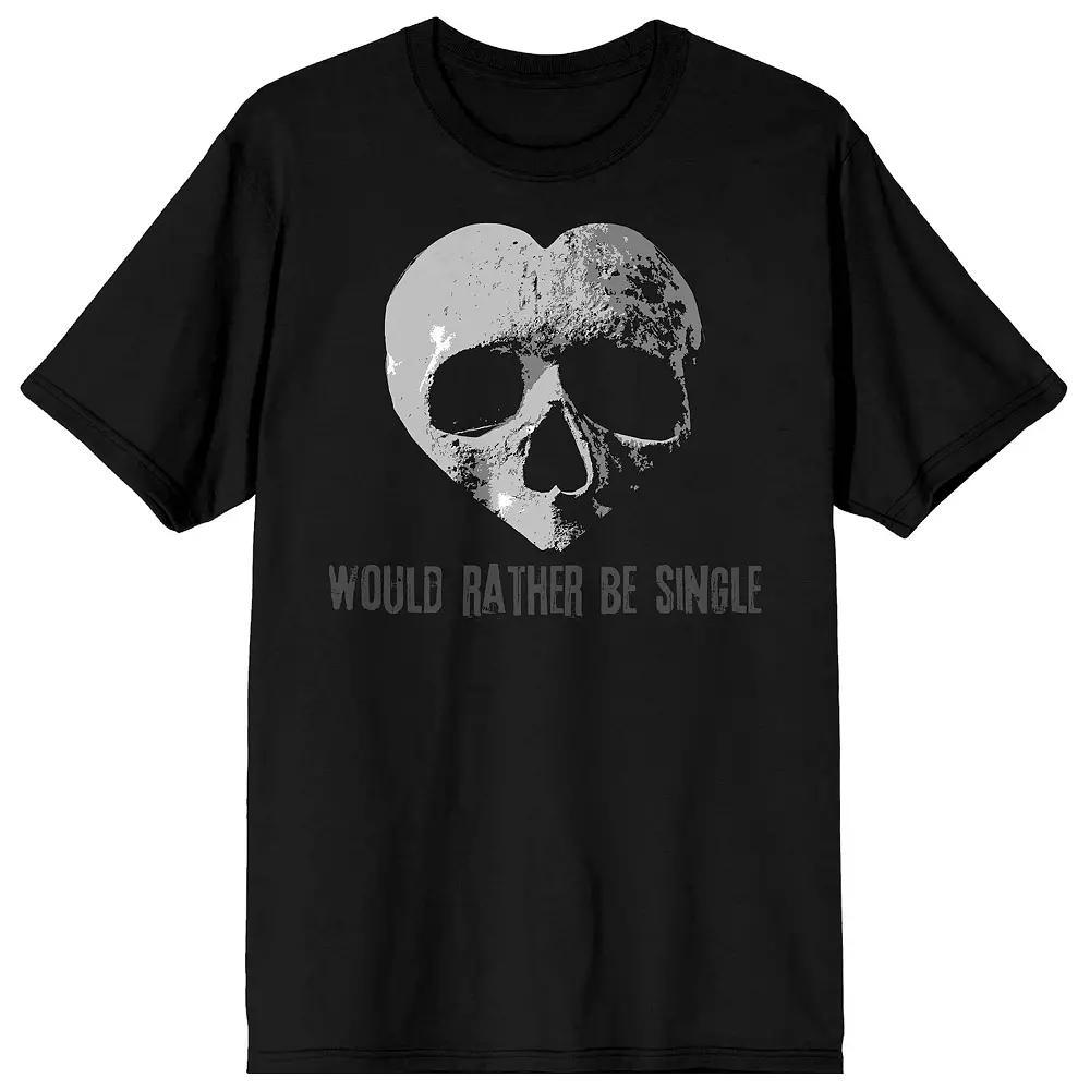 Men's Valentine's Day I Would Rather Be Tee,  Product Image