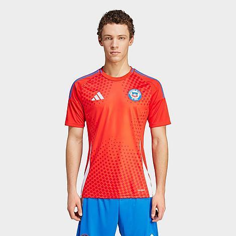 Adidas Mens Red Chile National Team 2024 Home Replica Jersey - Red Product Image