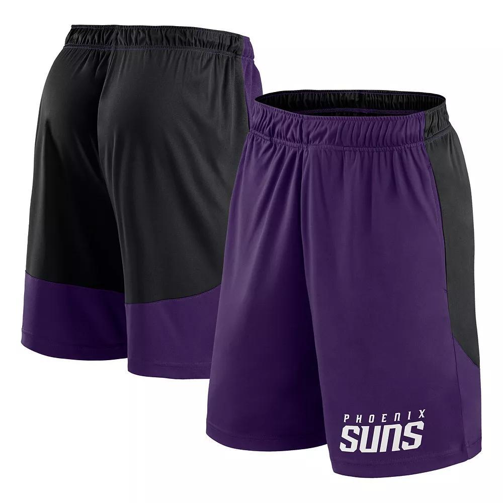 Men's Purple/Black Phoenix Suns Launch Performance Shorts,  Product Image