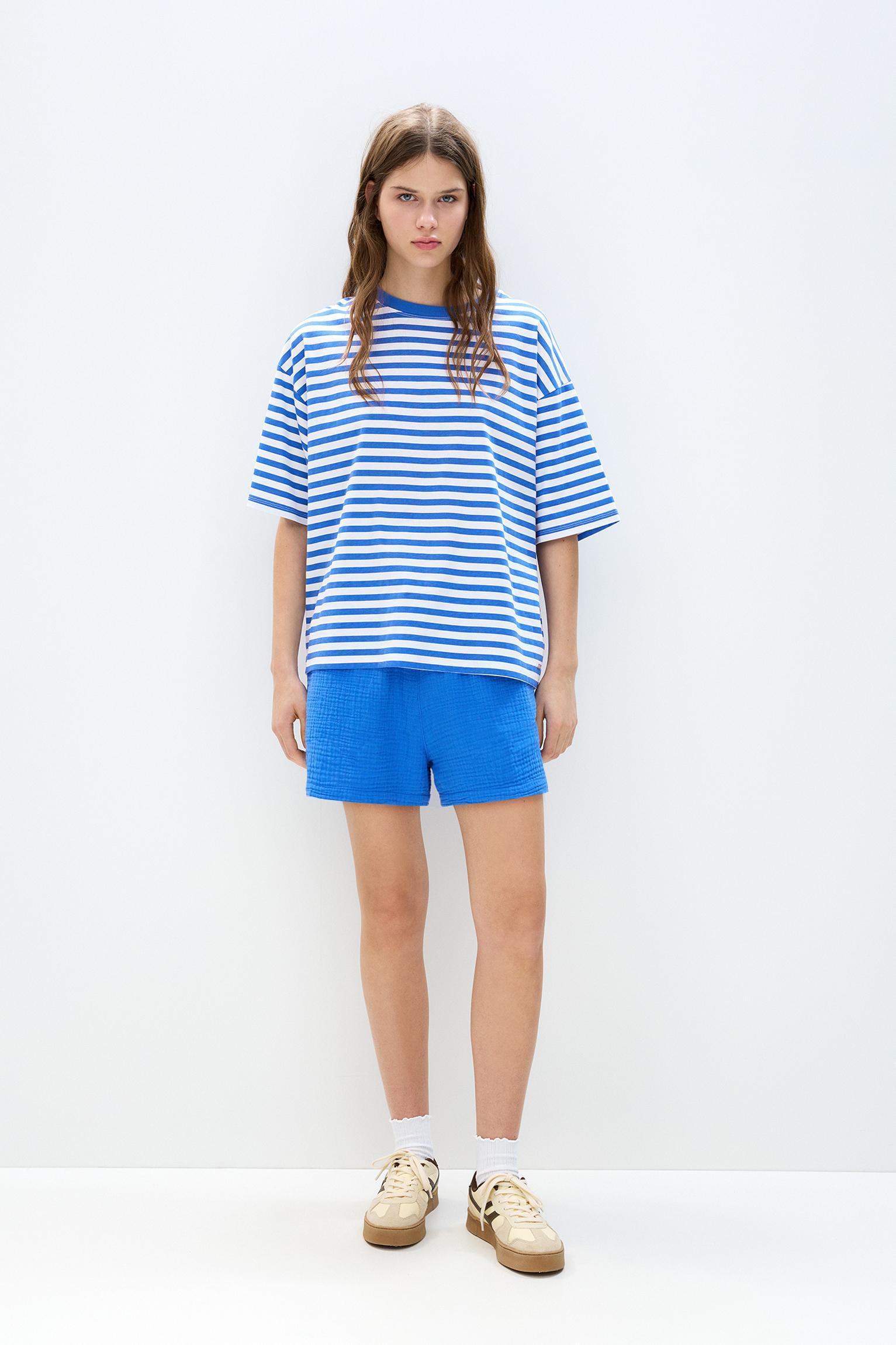 Striped short sleeve T-shirt Product Image