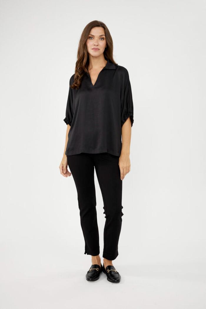 Satin Boxy Top Product Image