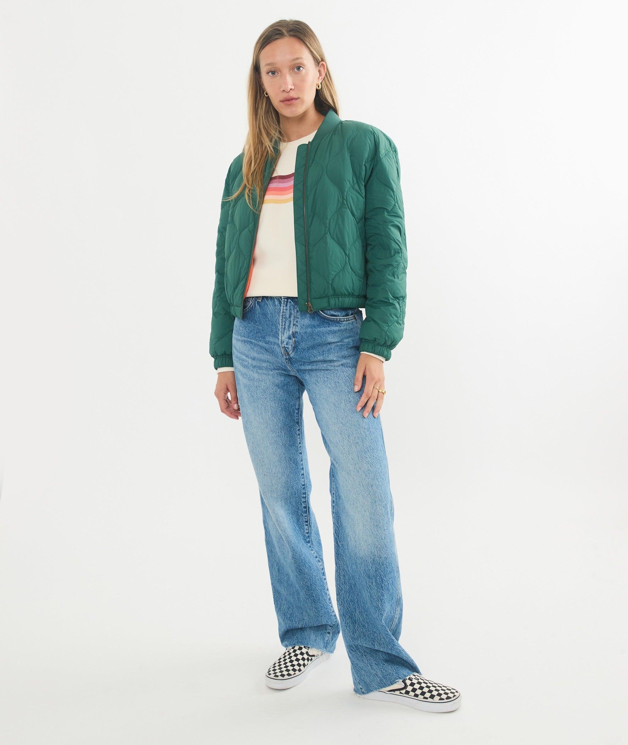 Avalon Lightweight Quilted Bomber Product Image