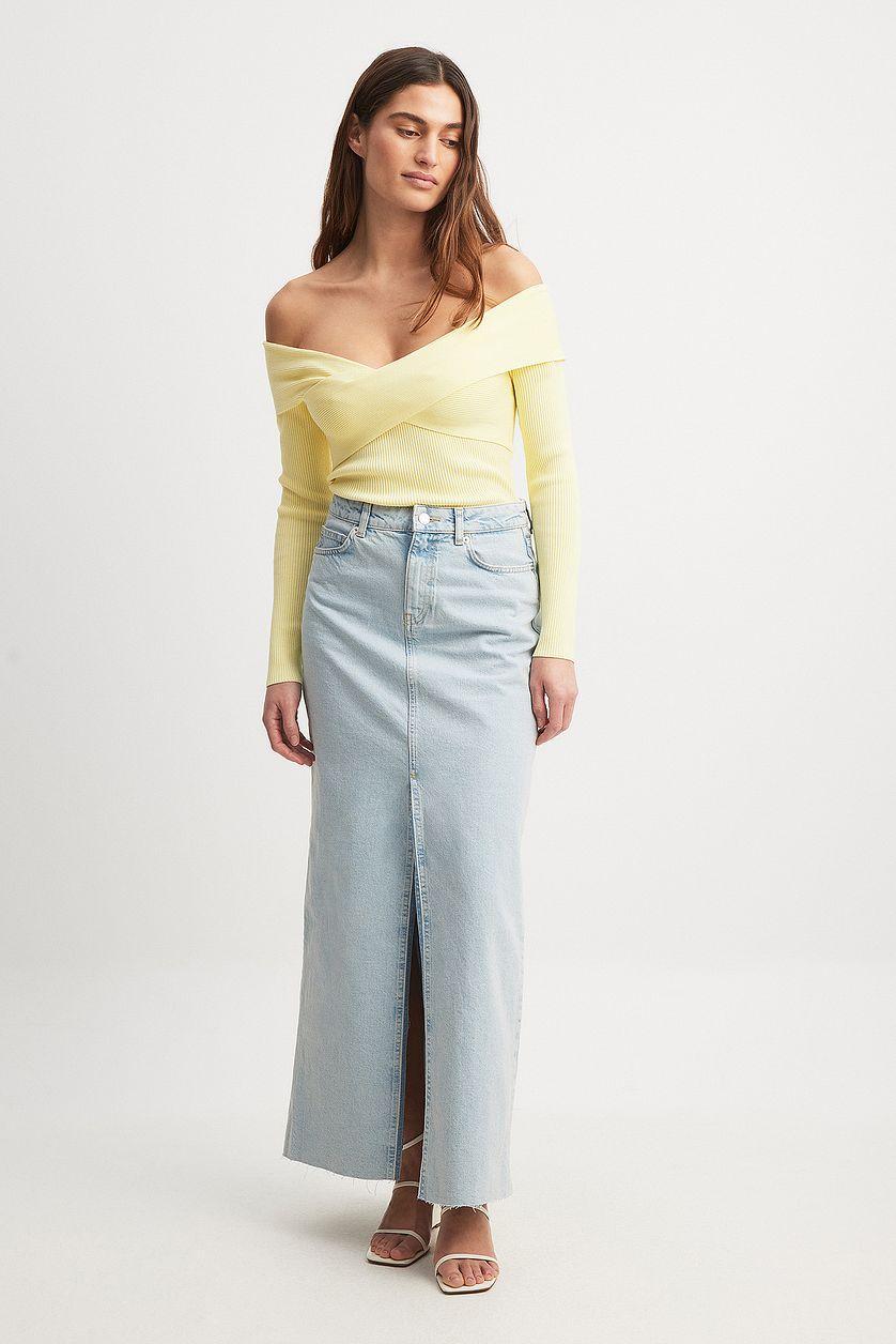 Off Shoulder Long Sleeve Top Product Image