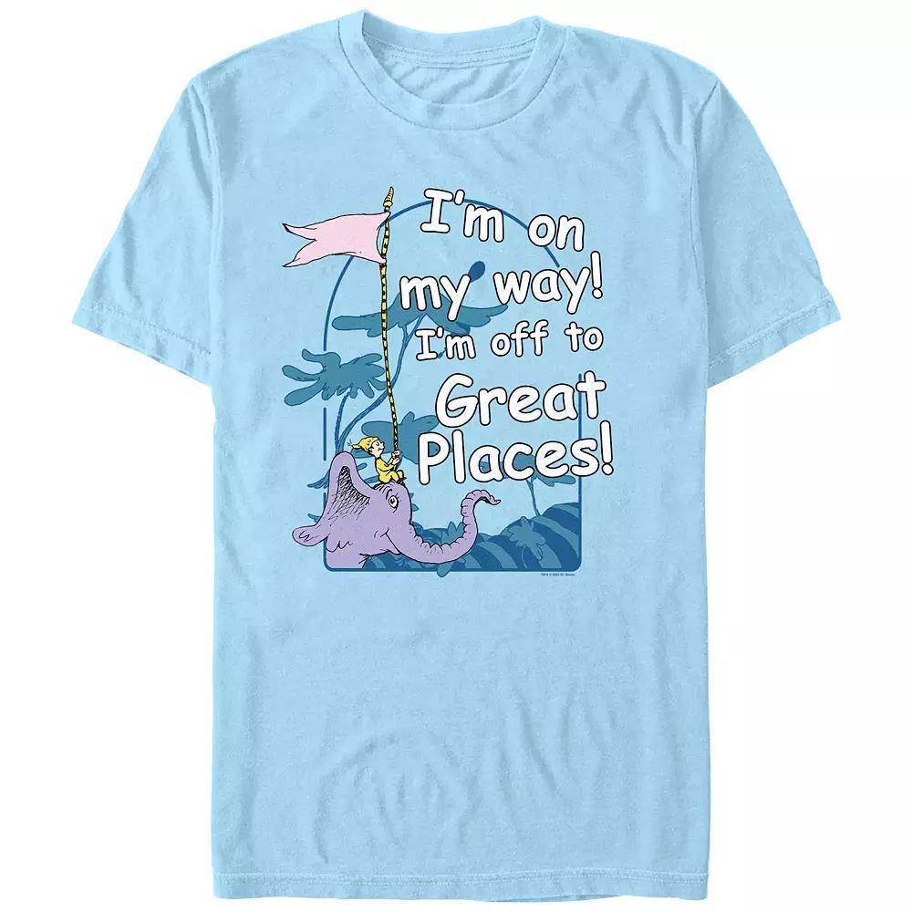 Men's Dr. Seuss I'm Off To Great Places Graphic Tee,  Product Image