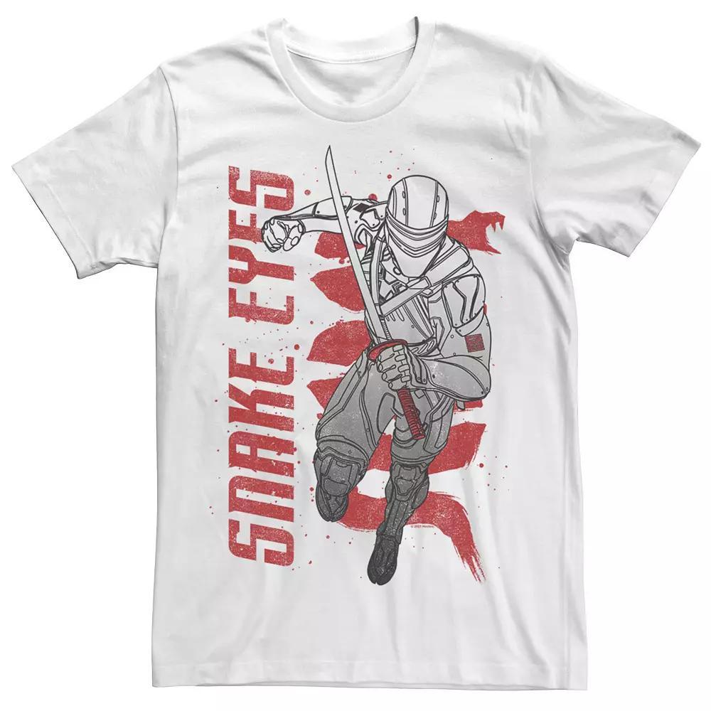 Big & Tall G.I Joe Snake Eyes Line Art Snake Tee, Men's,  Product Image
