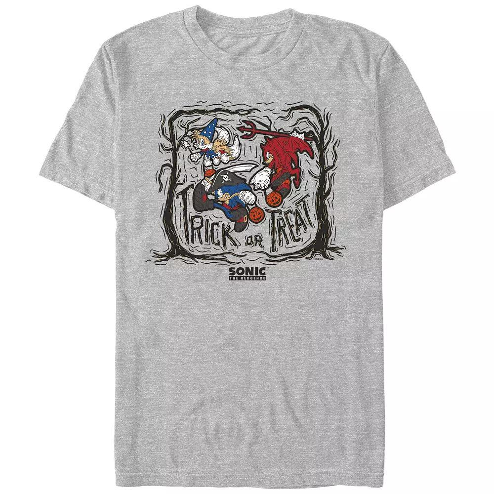 Men's Sonic The Hedgehog Trick Or Treat Graphic Tee,  Product Image