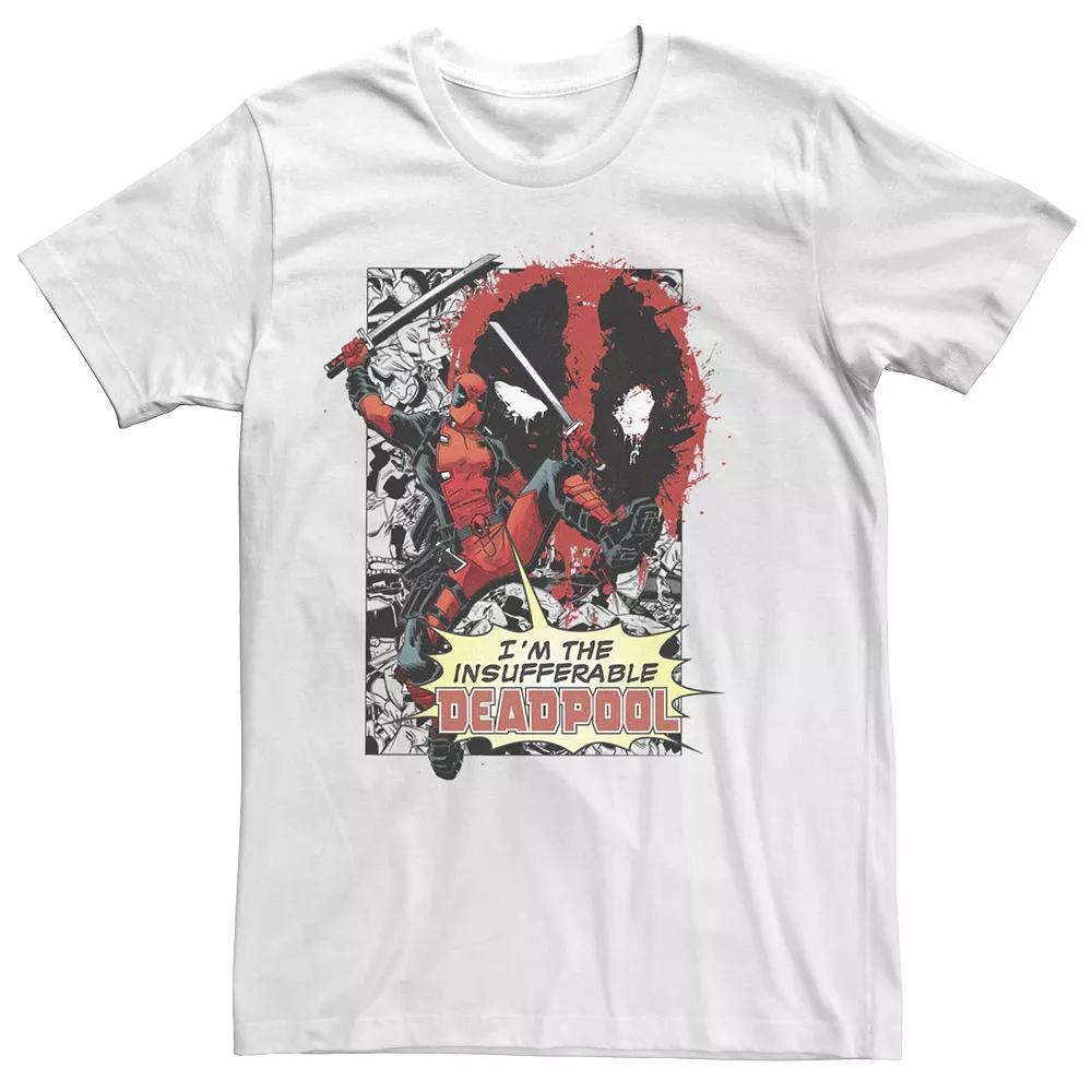 Mens Marvel Deadpool Insufferable Comic Tee Product Image