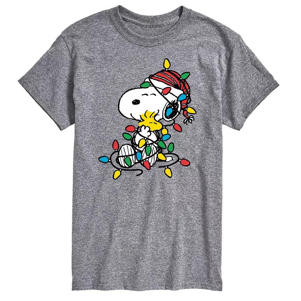 Men's Peanuts Christmas Lights Tee,  Product Image