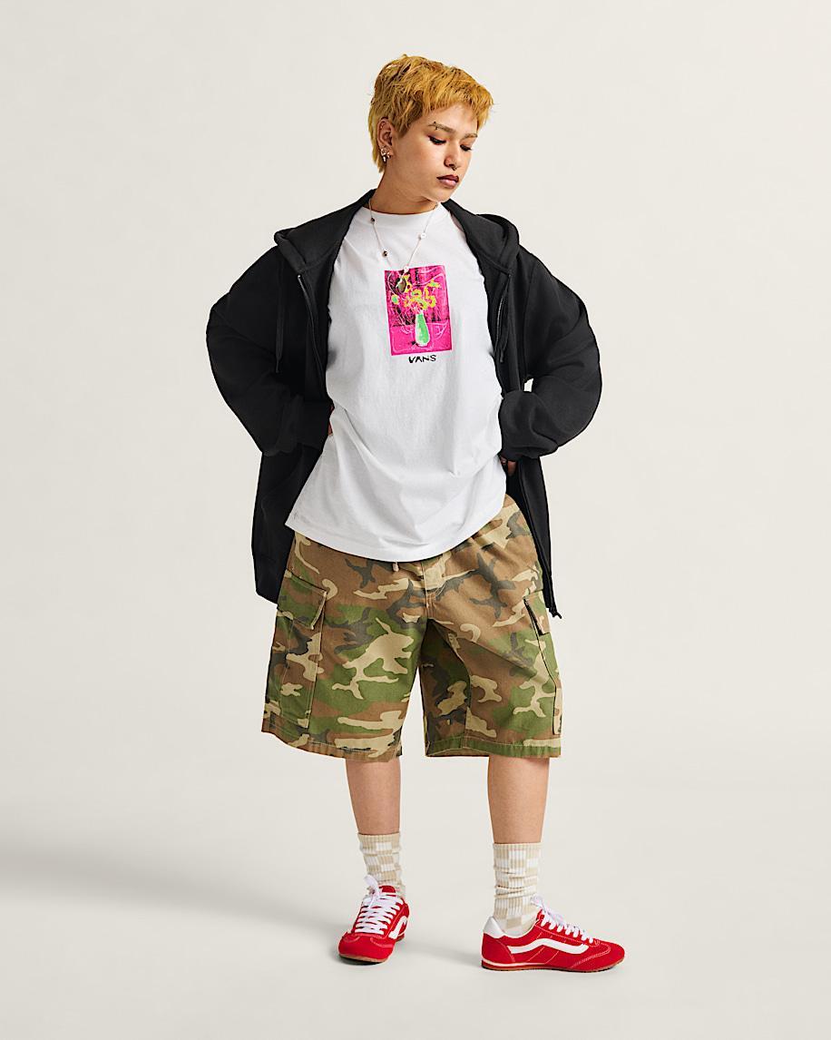 Floral Décor T-Shirt in White| Vans US Product Image