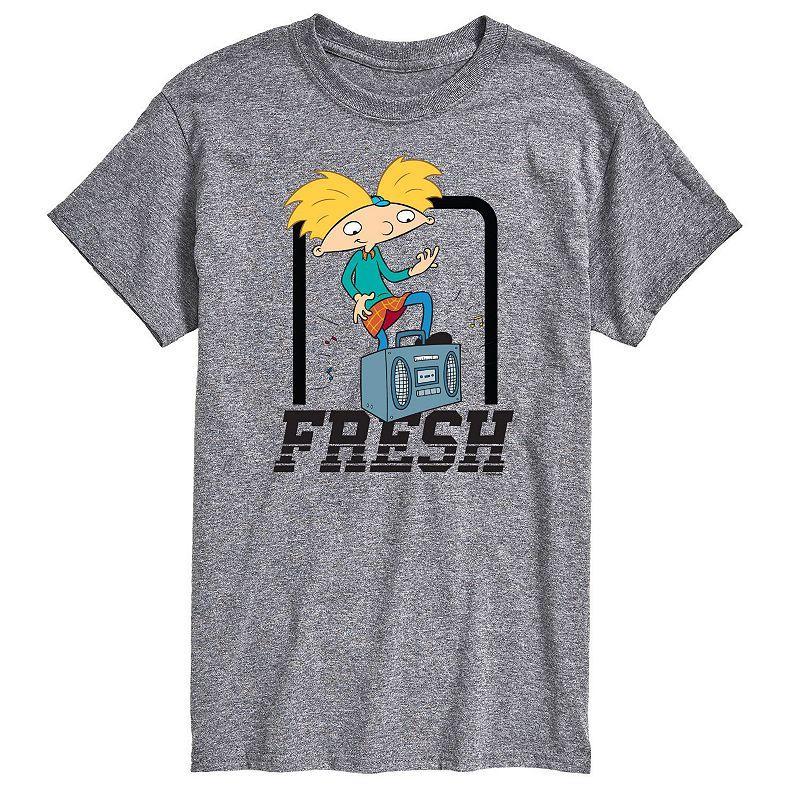 Big & Tall Hey Arnold! Fresh Boombox Graphic Tee, Mens Product Image