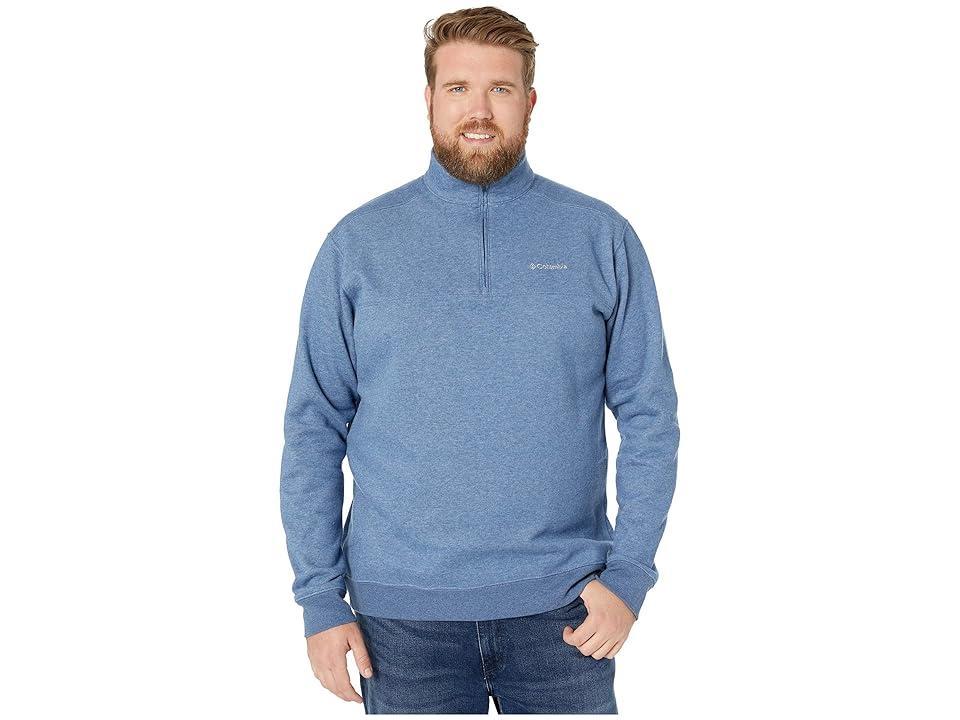 Big & Tall Columbia Hart Mountain Half-Zip Pullover, Men's, Size: 2XB, Carbon Grey Product Image