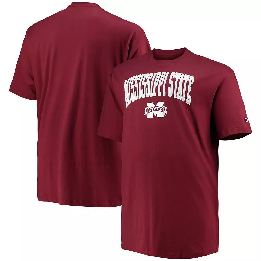 Men's Champion Maroon Mississippi State Bulldogs Big & Tall Arch Over Wordmark T-Shirt, Size: 2XB, Mst Red Product Image