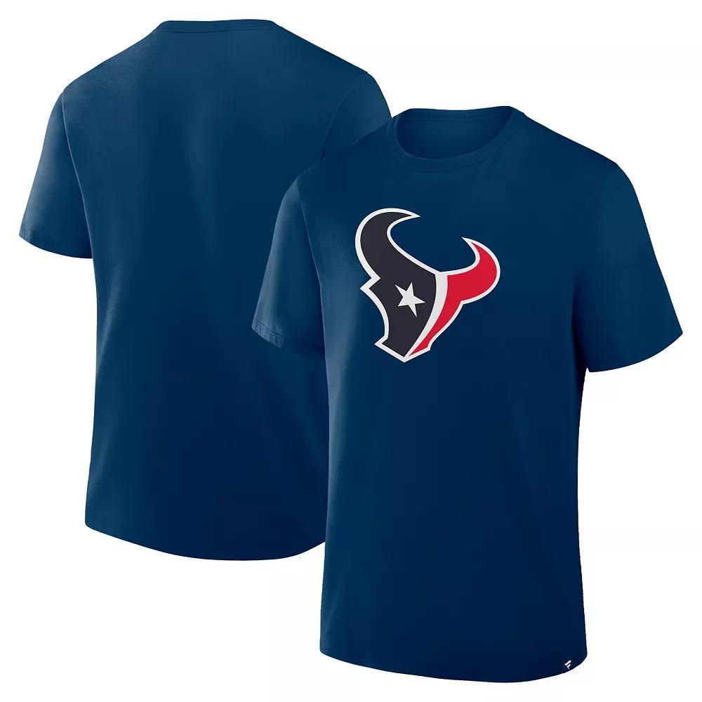 Men's Fanatics Navy Houston Texans Legacy Cotton T-Shirt,  Product Image