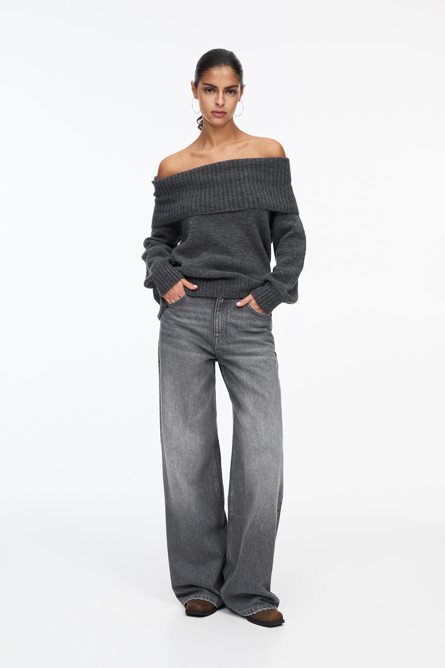 Soft touch Bardot sweater Product Image