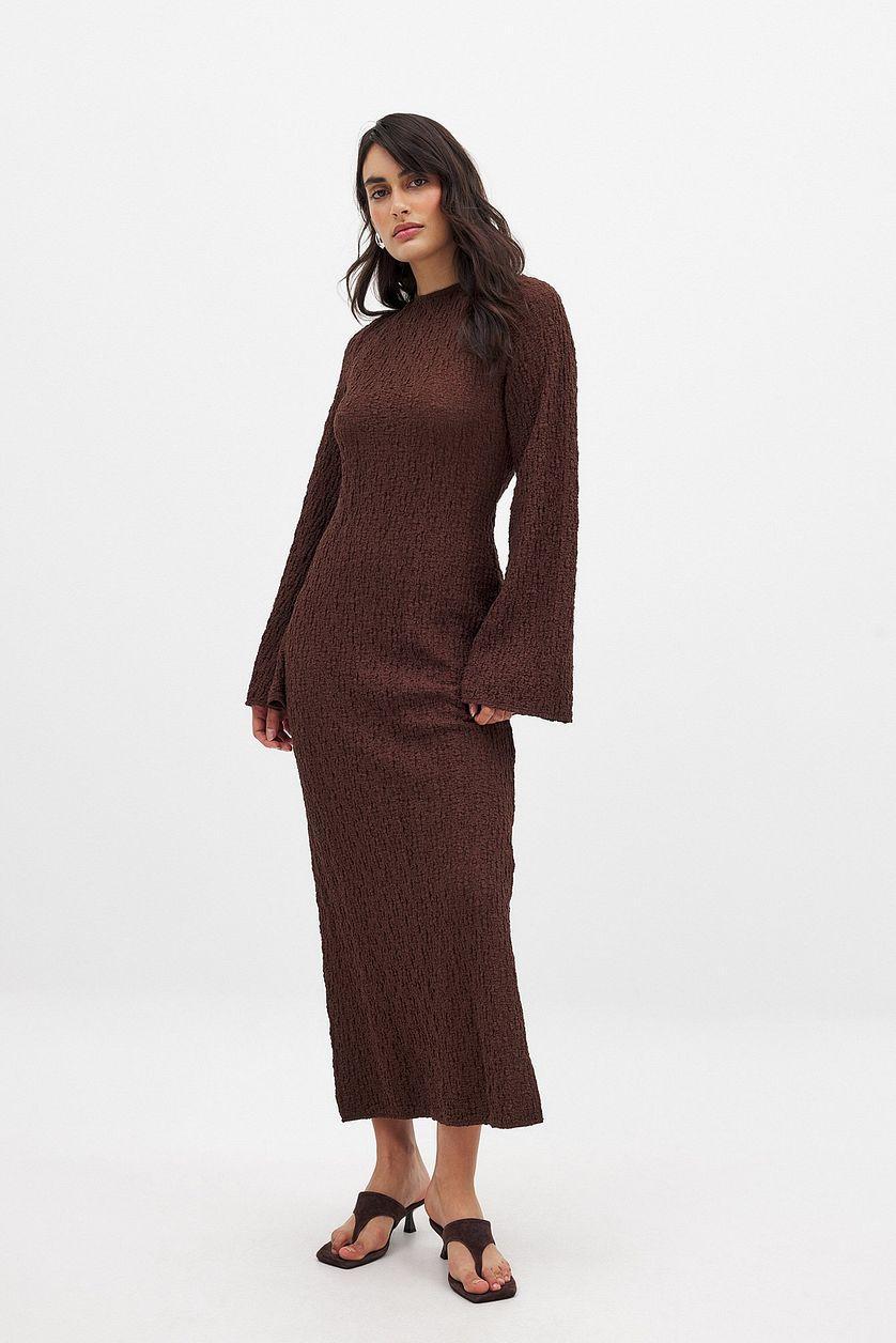 Structured Open Back Midi Dress Product Image