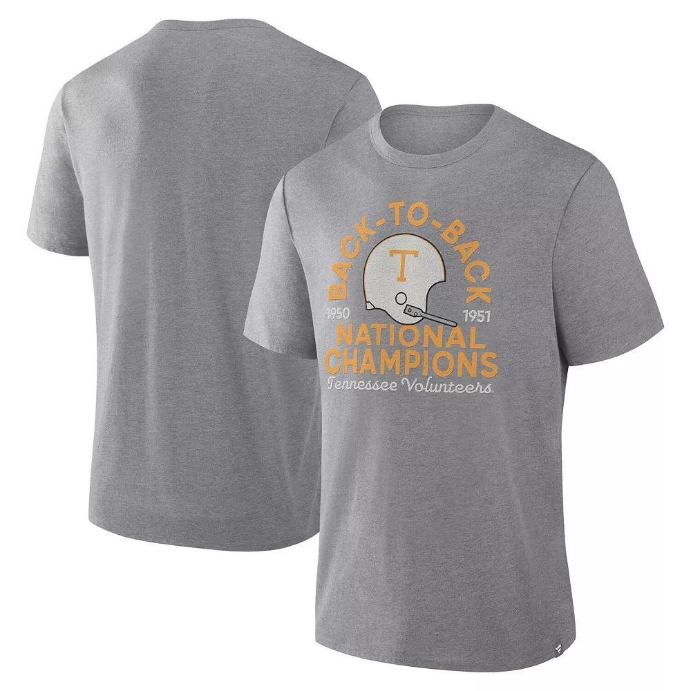 Men's Fanatics Gray Tennessee Volunteers Dynamic Showdown Tri-Blend T-Shirt,  Product Image