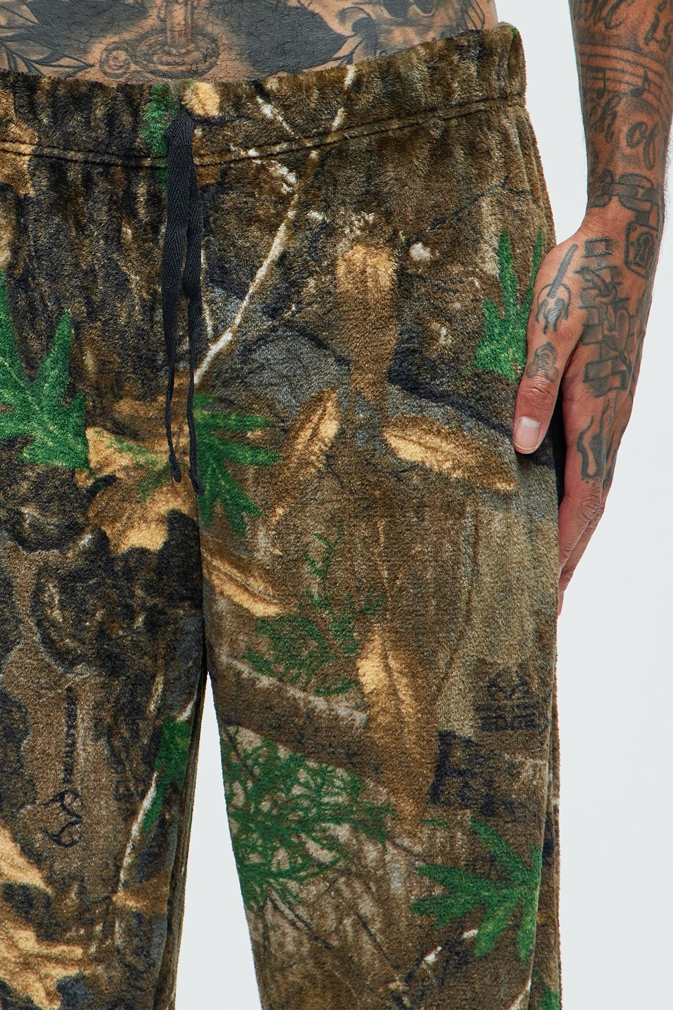 Forest Plush Lounge Pants - Camouflage Product Image