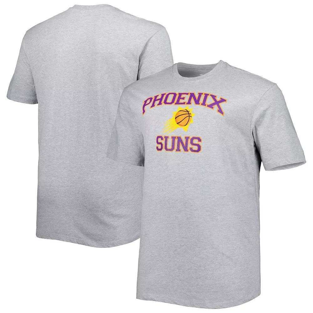 Men's Heathered Gray Phoenix Suns Big & Tall Heart & Soul T-Shirt,  Product Image