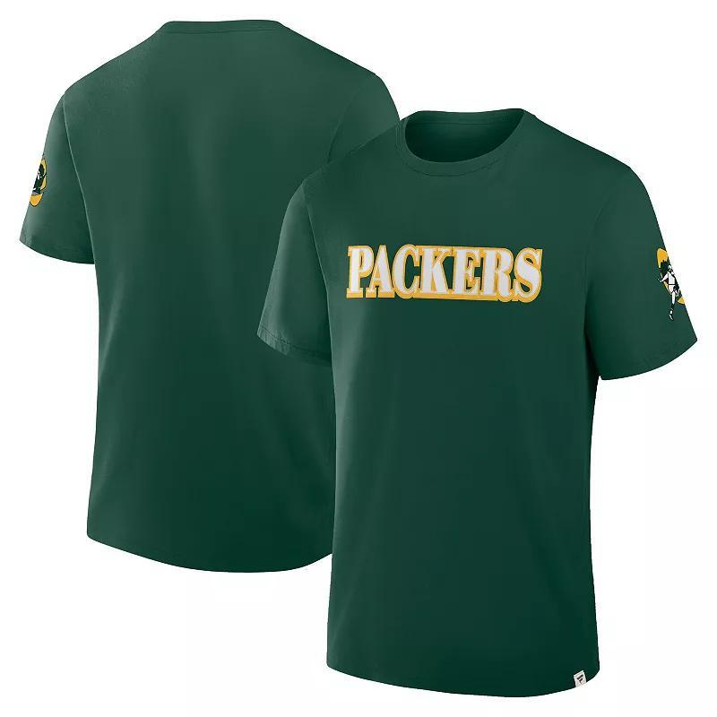 Men's Fanatics Green Green Bay Packers Elevated Classic Legacy T-Shirt,  Product Image