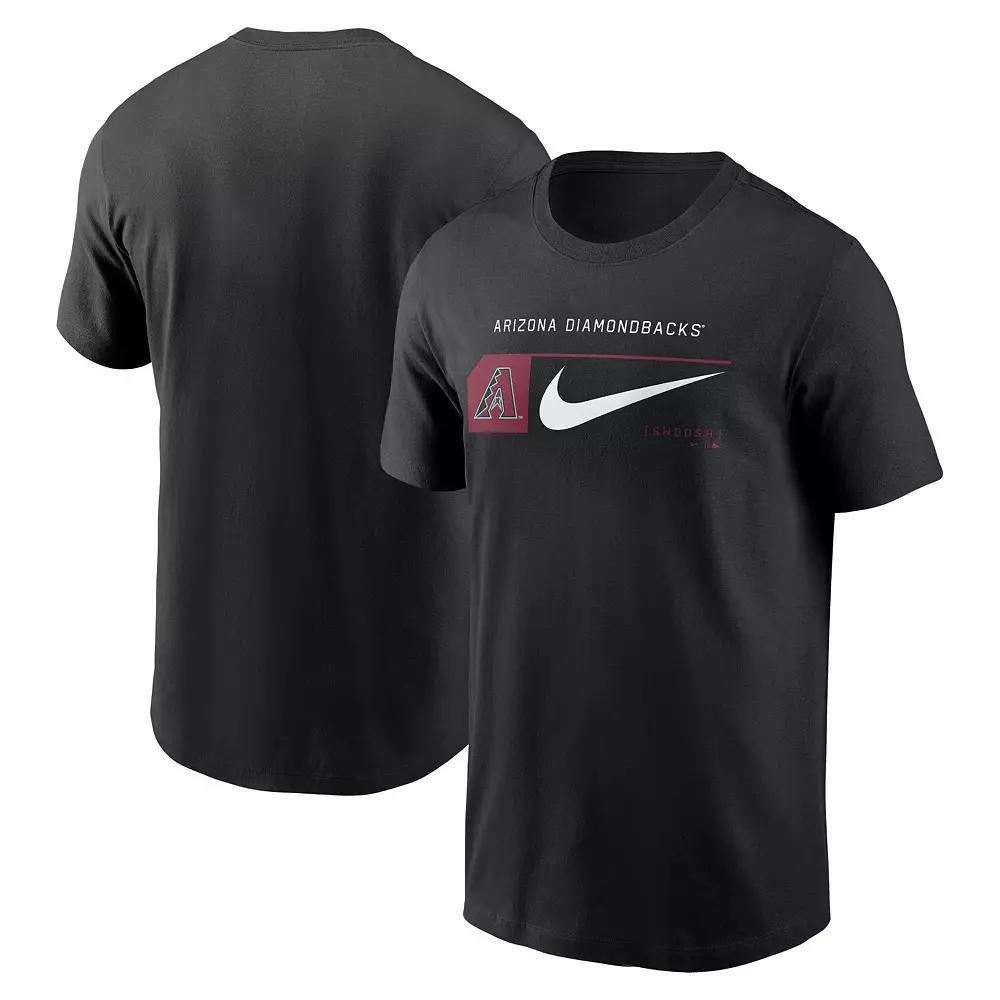 Men's Nike Black Arizona Diamondbacks Cooperstown Wordmark T-Shirt,  Product Image