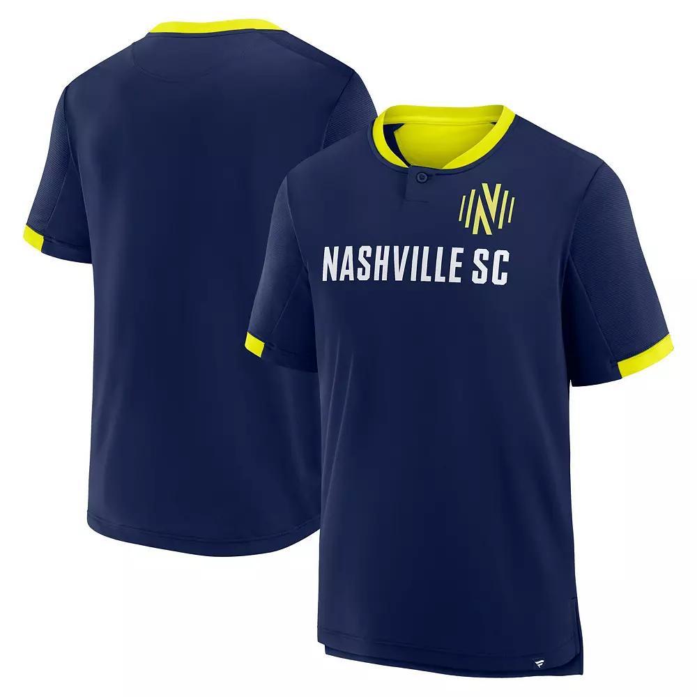 Men's Fanatics Navy Nashville SC Stoppage Time Striker T-Shirt, Size: 2XL, Mls Blue Product Image