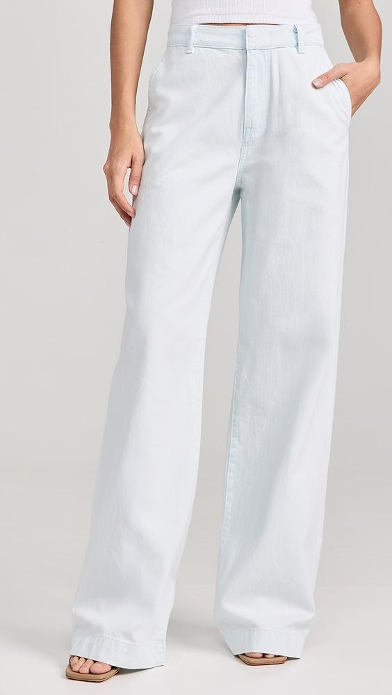 Vince Washed Wide Leg Trousers | Shopbop Product Image