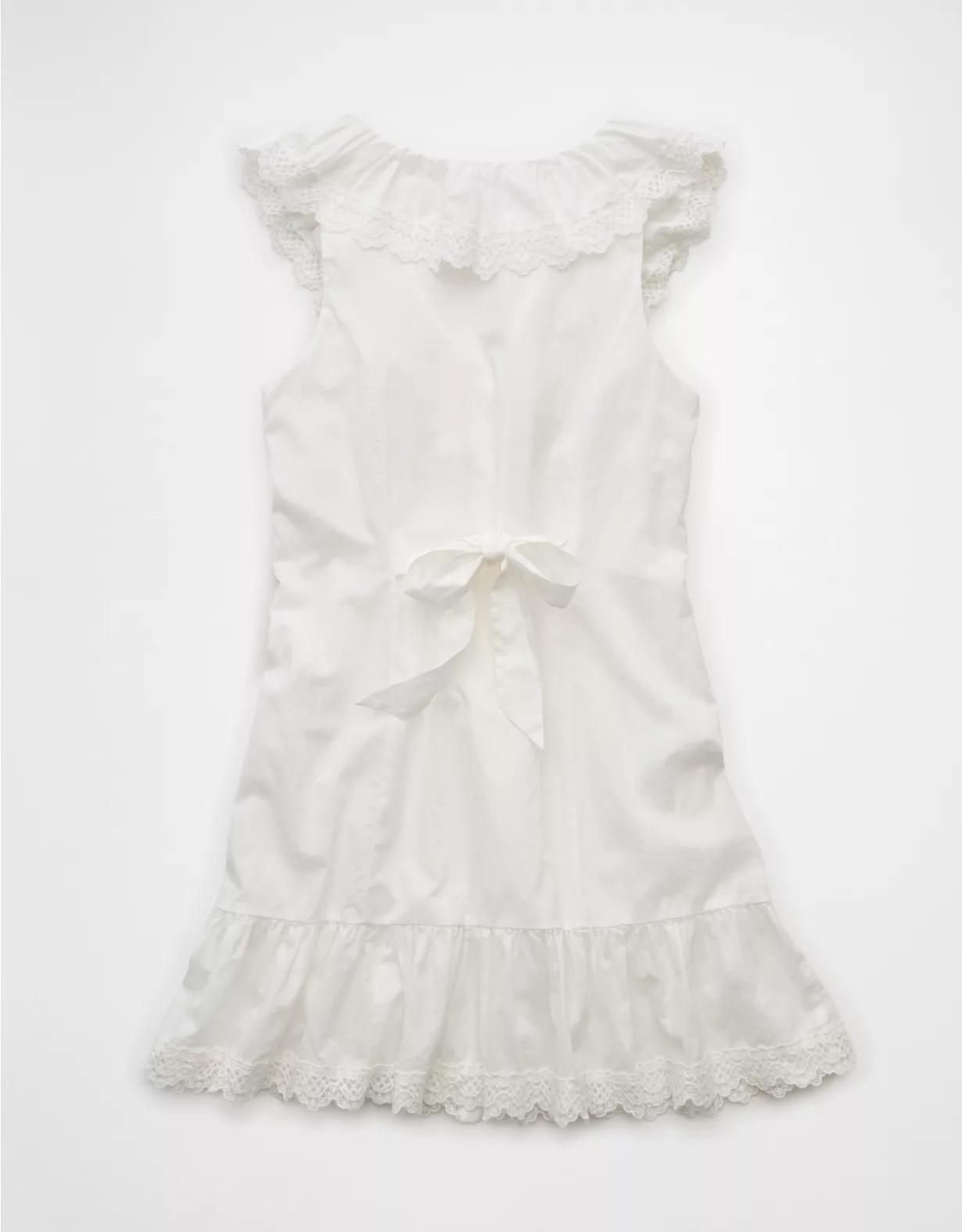 AE Ruffle Lace Mini Dress Product Image