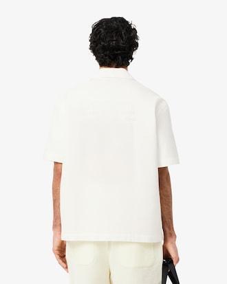 Relaxed Fit Waffle Texture Shirt Product Image