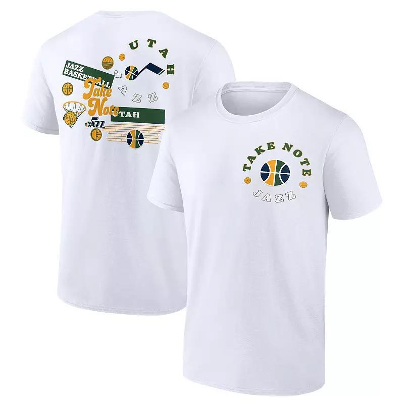 Men's Fanatics Branded White Utah Jazz Street Collective T-Shirt,  Product Image