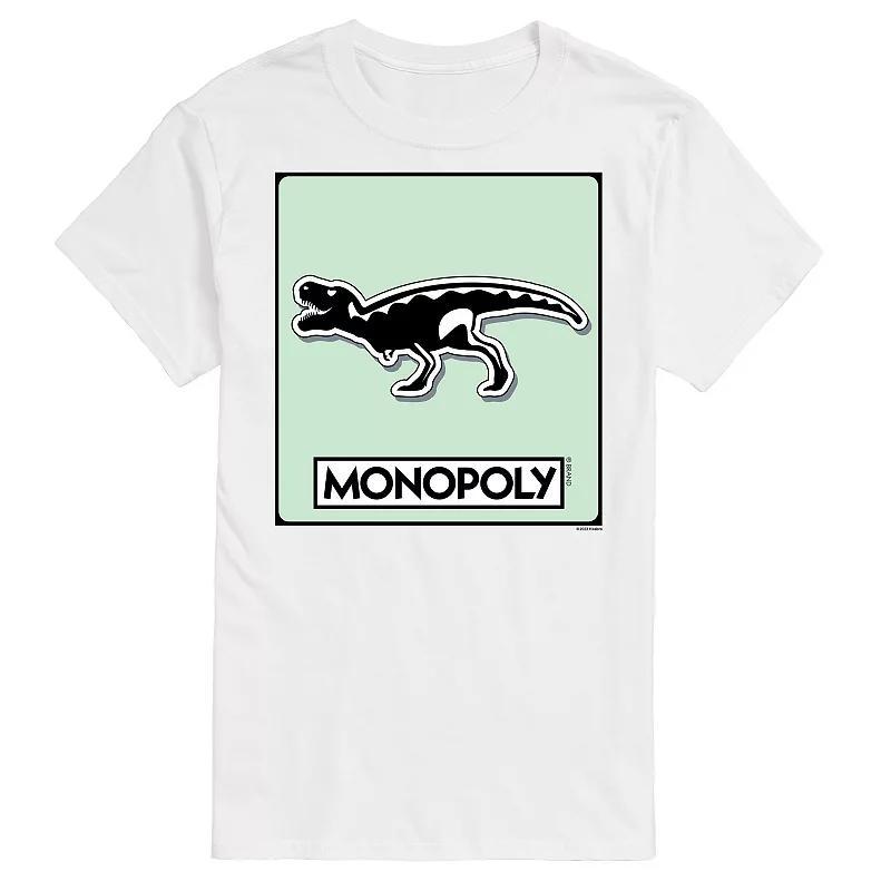 Big & Tall Monopoly T-Rex Game Token Graphic Tee, Men's, Size: 3XB, Red Product Image