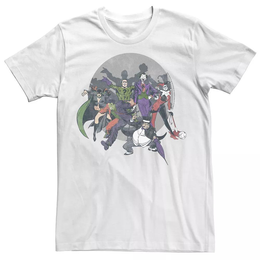 Men's Batman Villains Group Shot Poses Tee,  Product Image