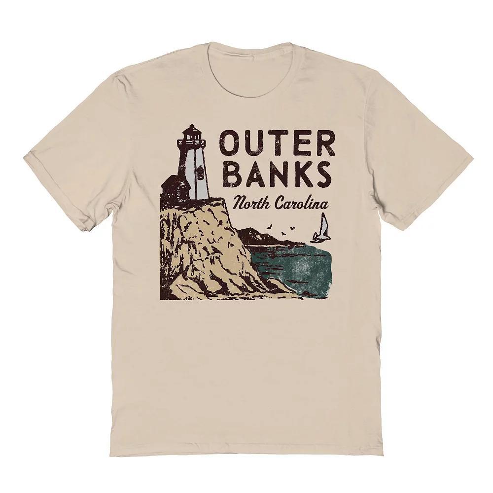 Men's Country Parks Outer Banks Lighthouse Graphic Tee, Size: Medium, Brown Product Image