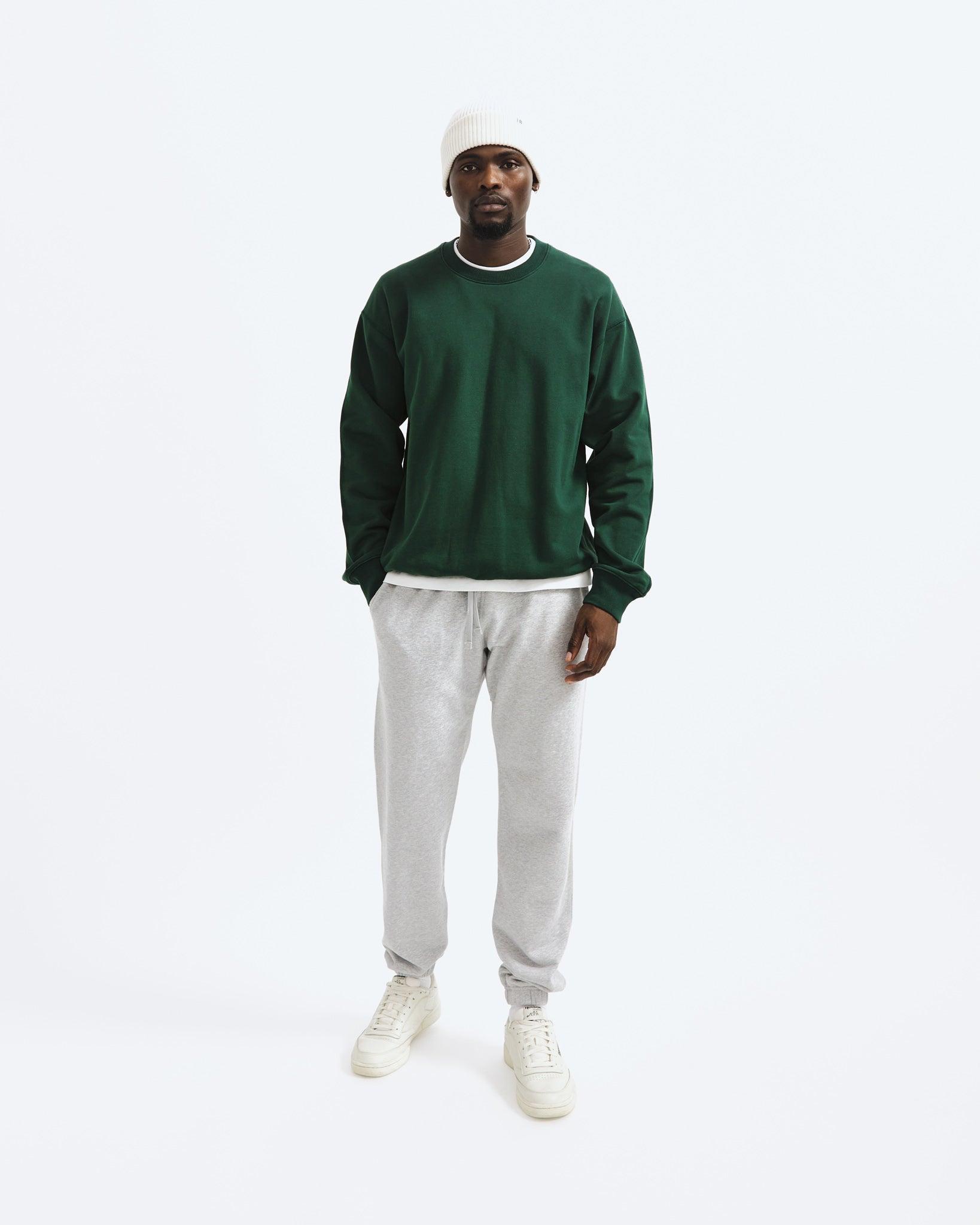 Midweight Terry Relaxed Crewneck - Vault Male Product Image