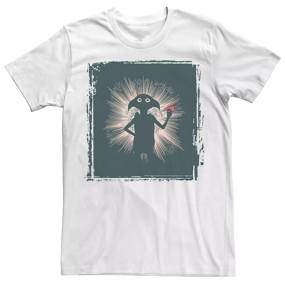 Men's Harry Potter Dobby Silhouette Tee, Size: 3XL, White Product Image