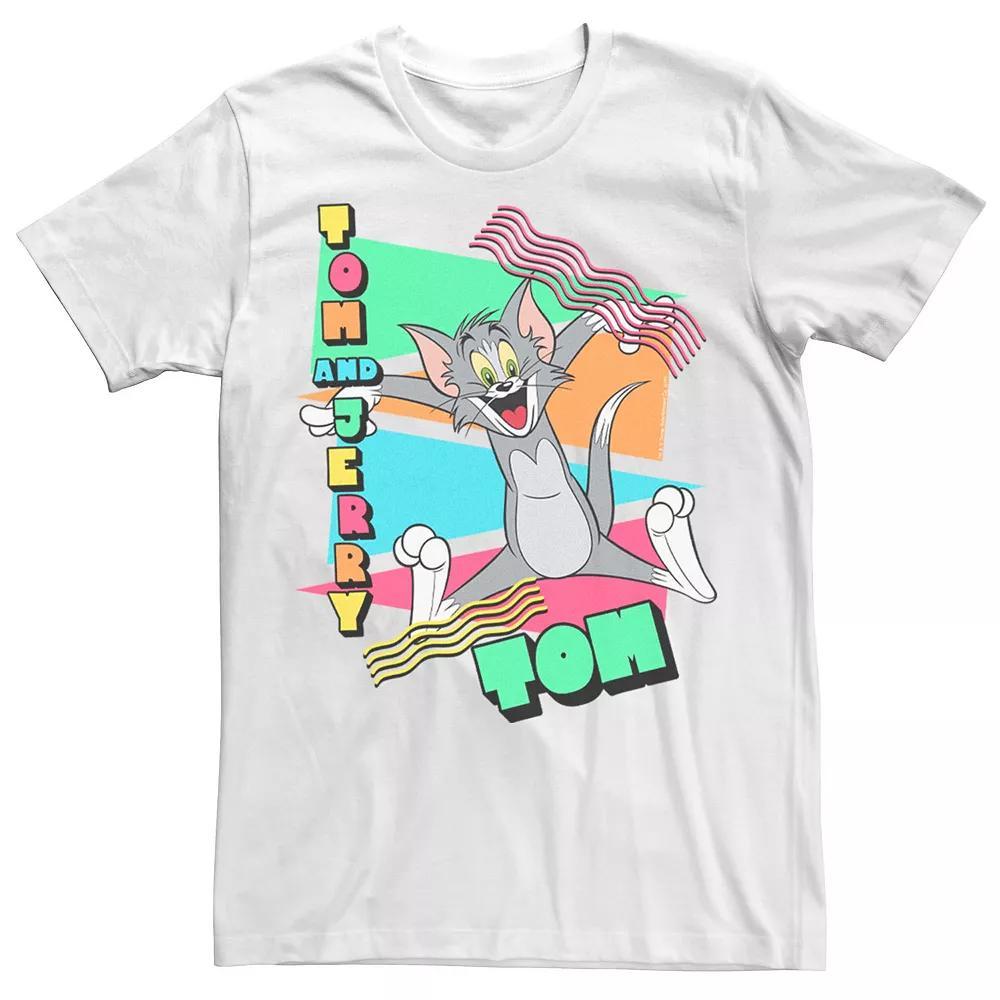 Men's Looney Tunes Tom Vintage 90s Triangles Tee,  Product Image