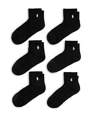 Polo Ralph Lauren Performance Cotton Quarter Socks 6 Product Image