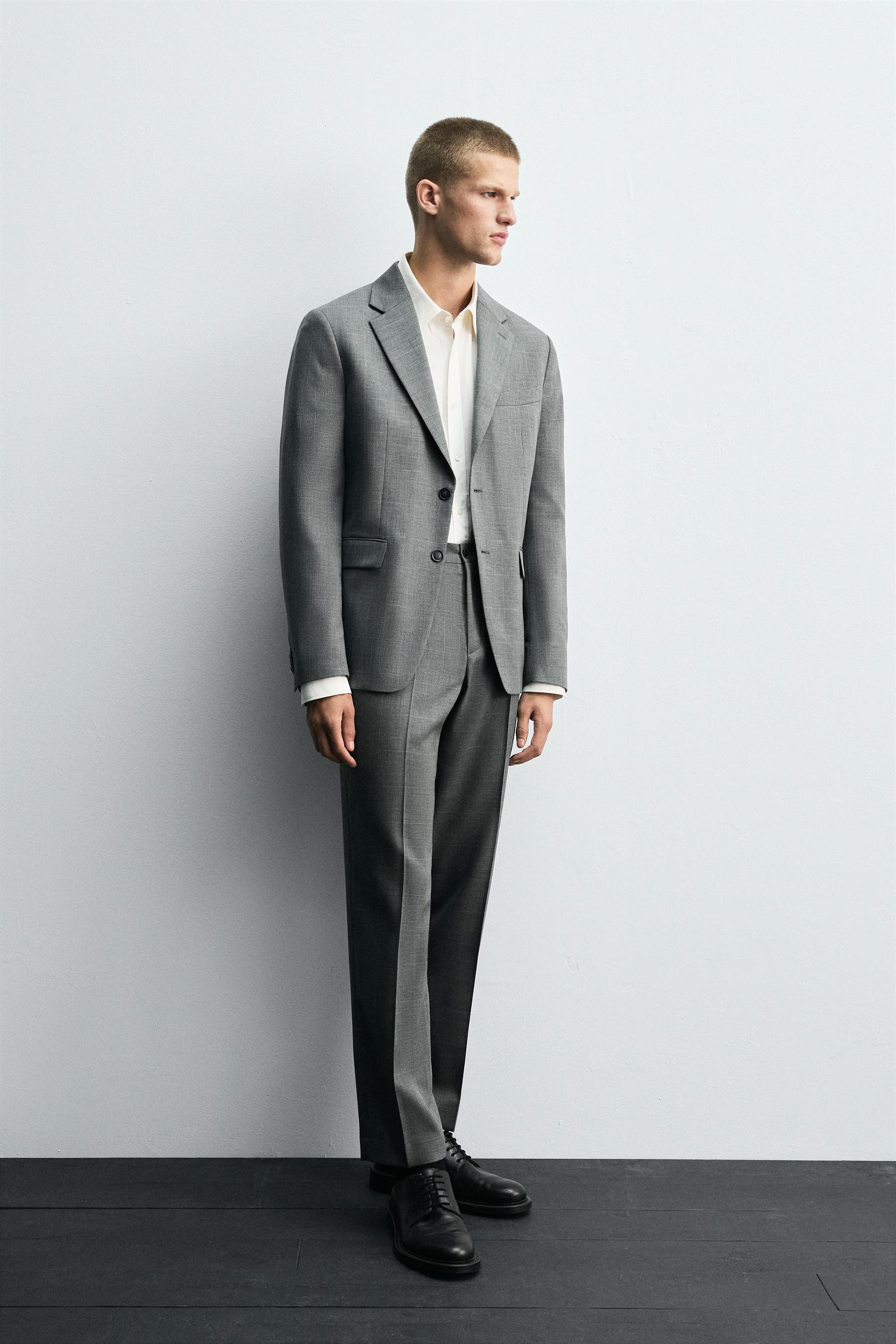 PLAID SUIT BLAZER Product Image