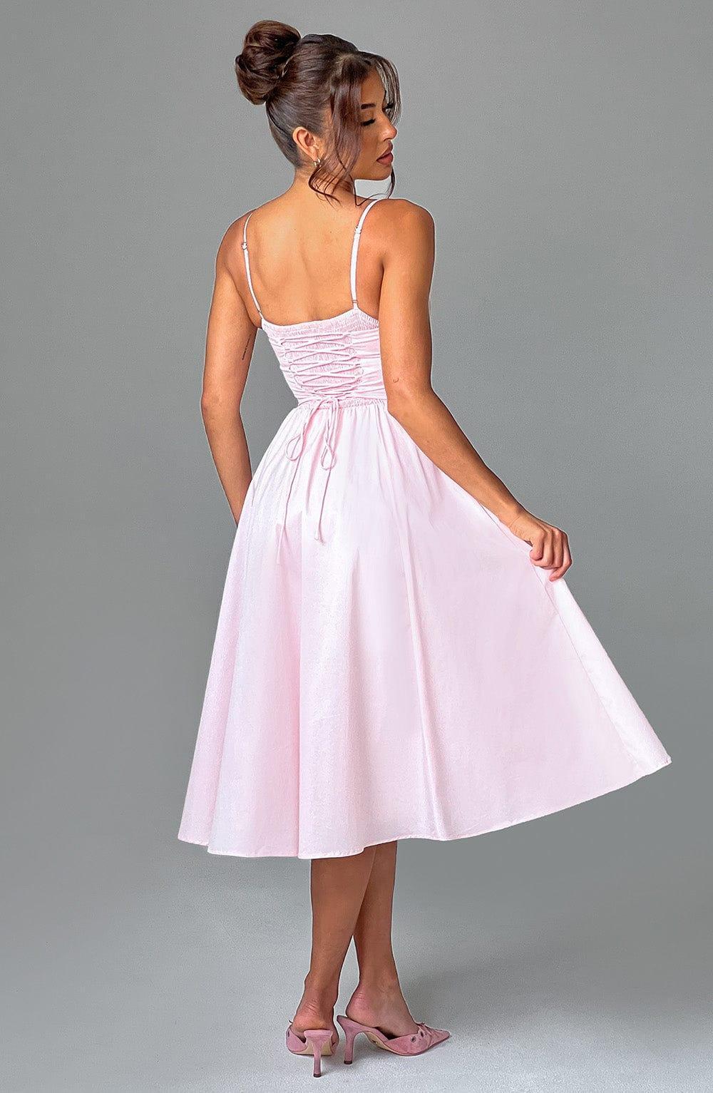 Mariella Midi Dress - Blush Product Image