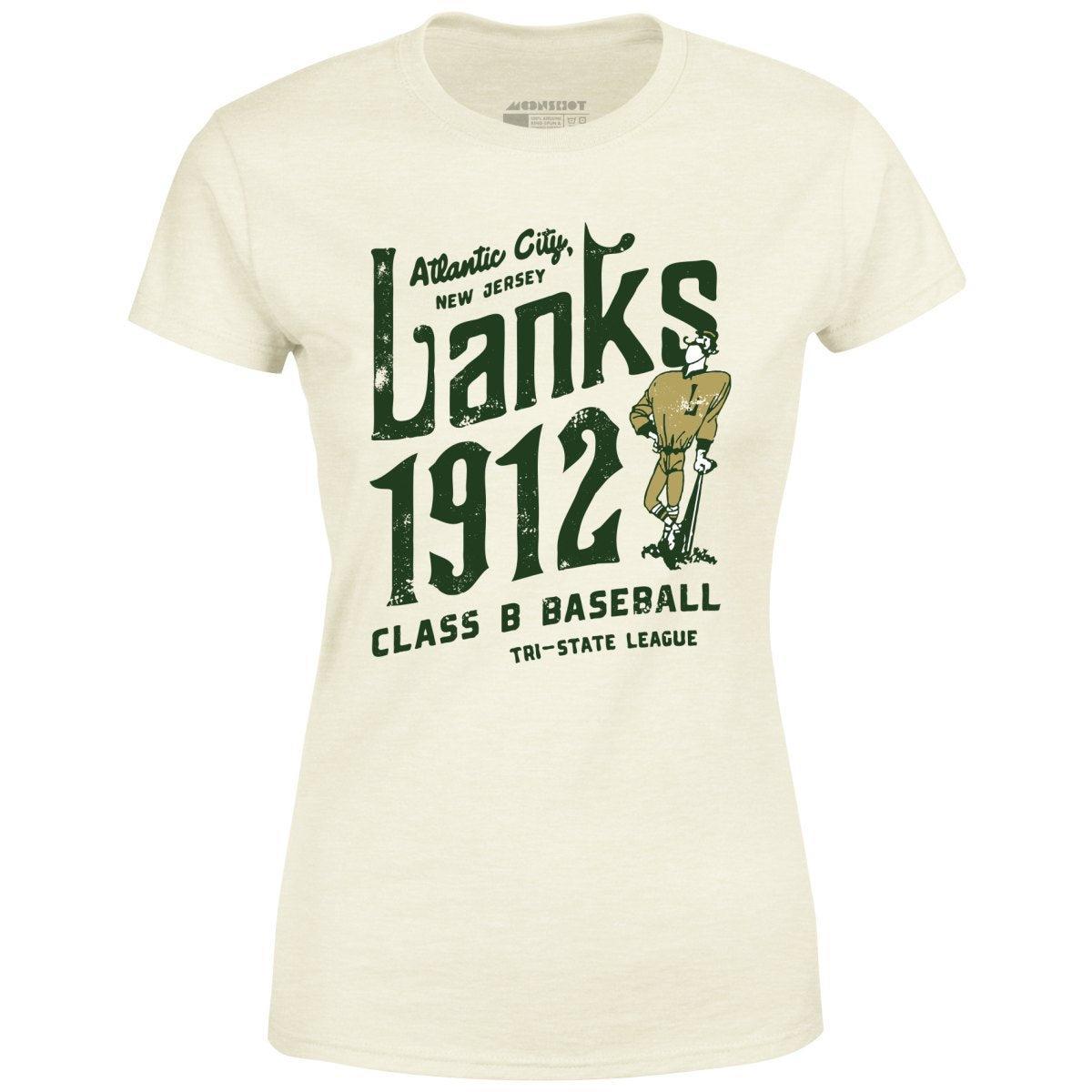 Atlantic City Lanks - New Jersey - Vintage Defunct Baseball Teams - Women's T-Shirt Female Product Image