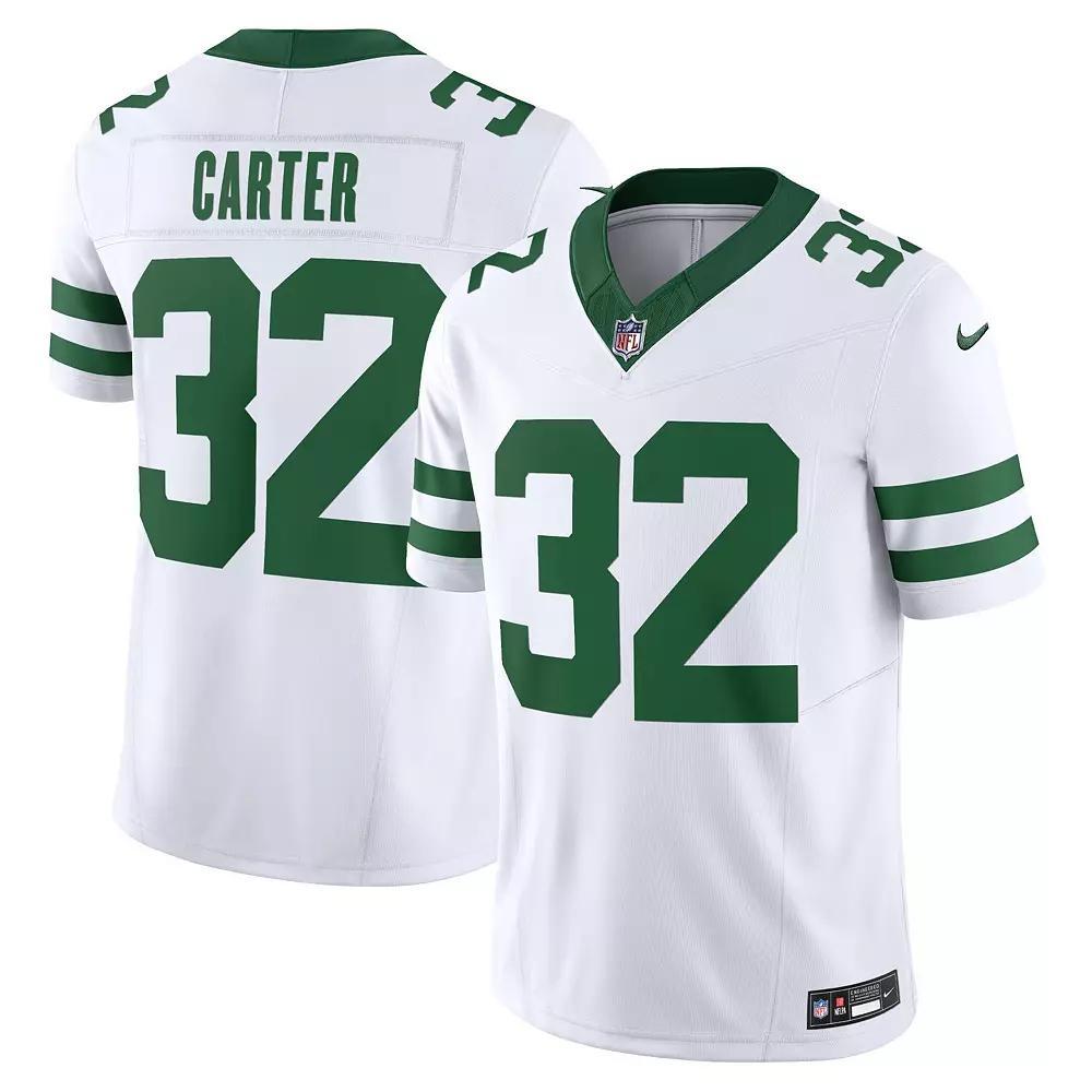 Men's Nike Michael Carter White New York Jets Legacy Vapor F.U.S.E. Limited Jersey, Size: XL Product Image