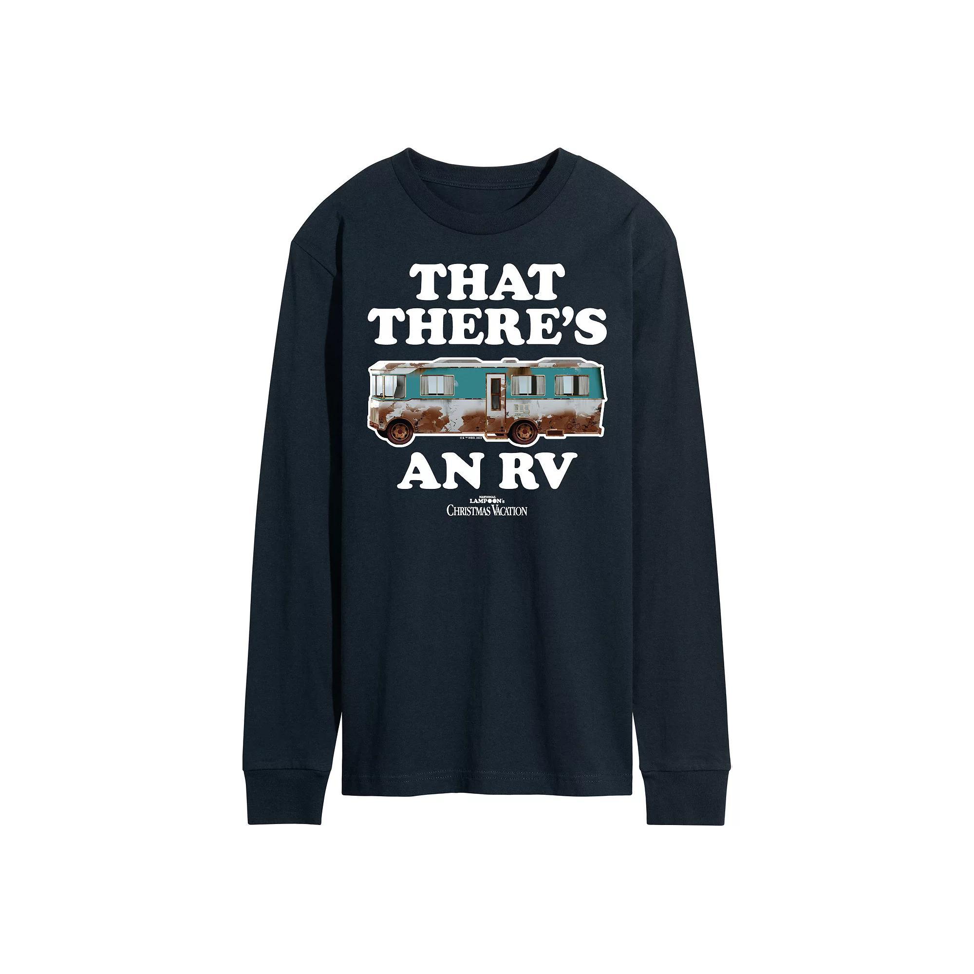 Men's National Lampoon's Christmas Vacation RV Long Sleeve Graphic Tee, Size: Medium, Blue Product Image