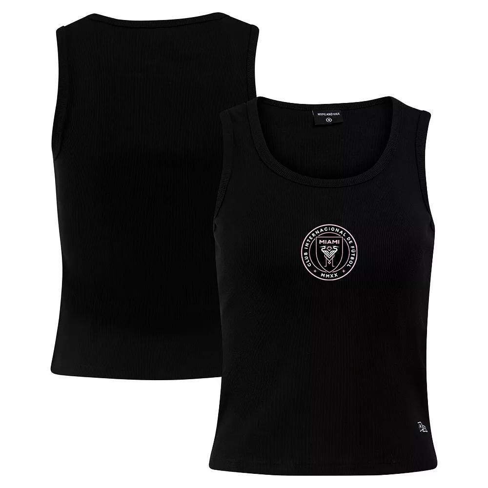 Women's Hype and Vice Black Inter Miami CF Scoop Neck MVP Tank Top, Size: XL, Mls Black Product Image