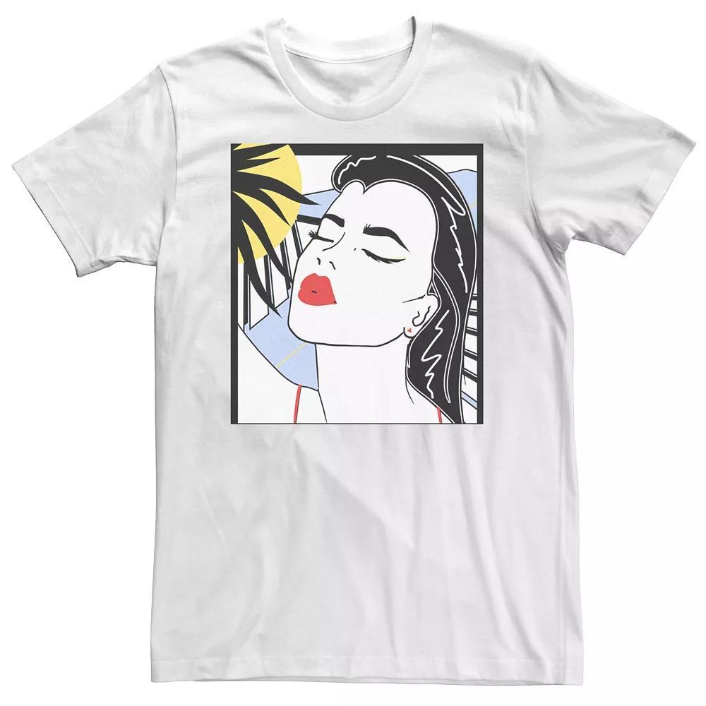 Big & Tall Trendy Sunset Drive Tee, Men's, Size: XL Tall, White Product Image