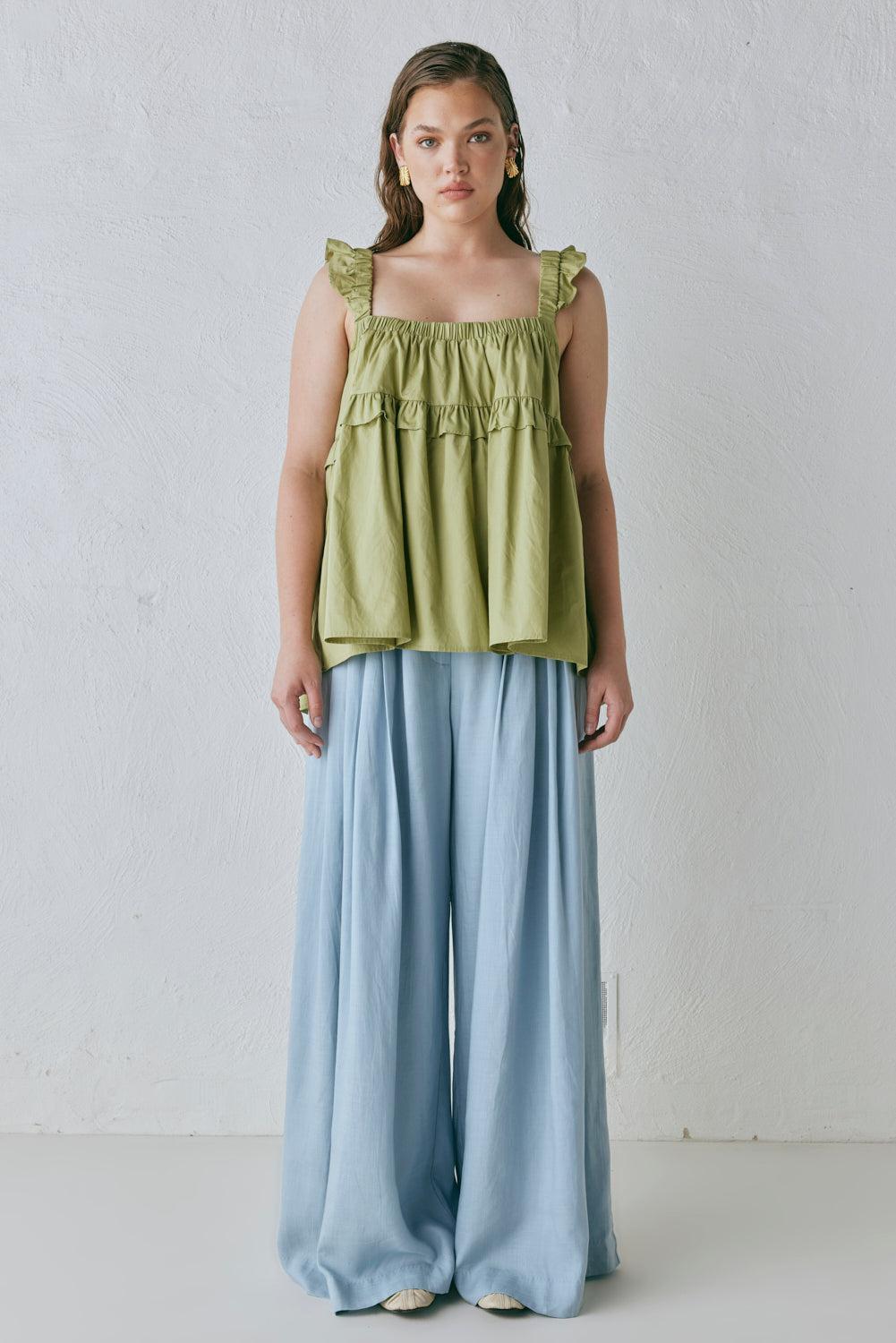 Rossana Top Aloe Product Image