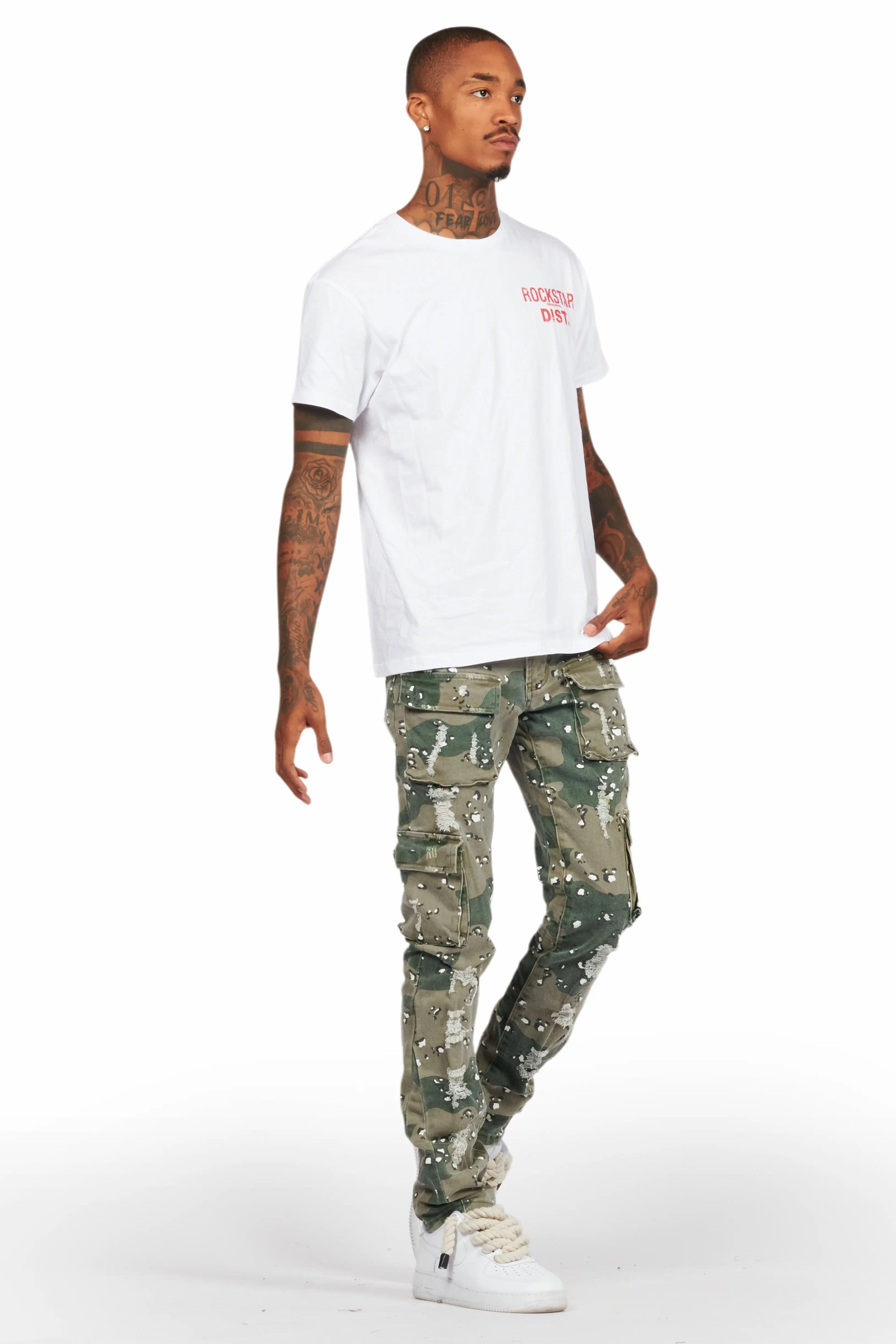 Kade Camo Skinny Fit Jean Male Product Image