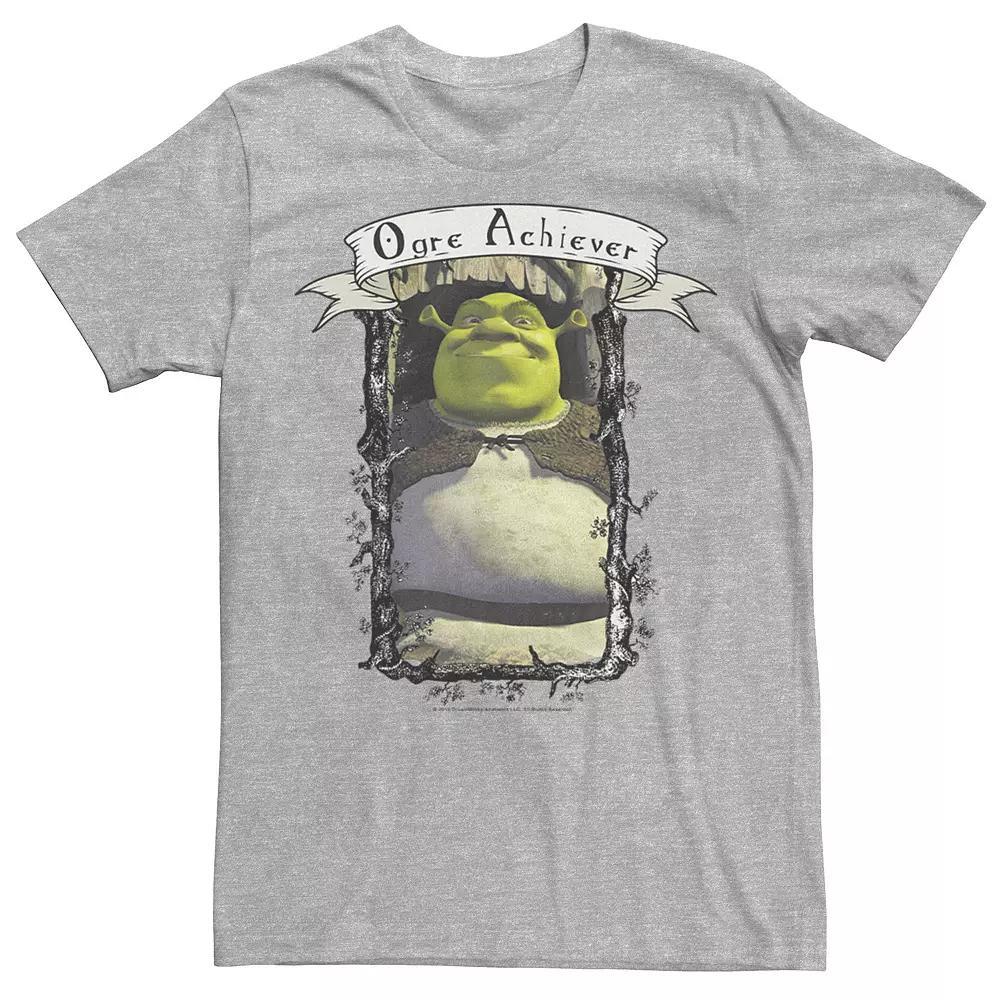 Men's Shrek Ogre Achiever Award Graphic Tee, Size: 3XL, Athletic Grey Product Image