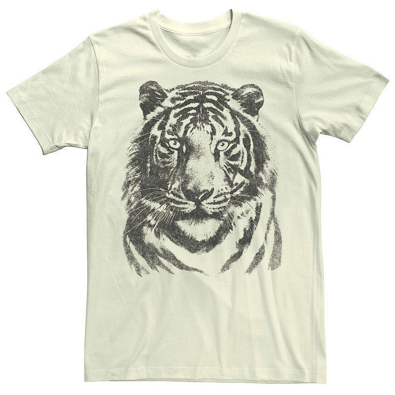 Men's Fifth Sun Oversized Tiger Animal Tee, Size: Large, Natural Product Image