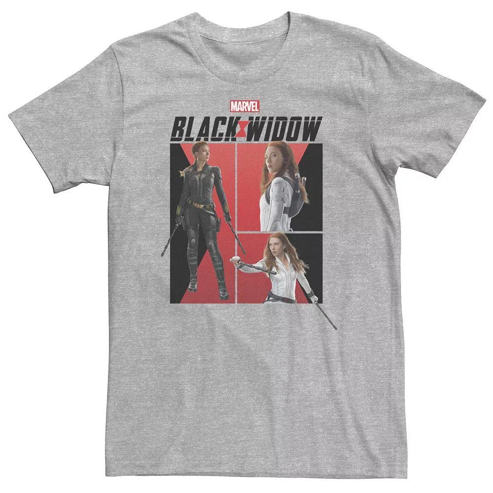 Big & Tall Marvel Black Widow Comic Panels Tee, Men's,  Product Image