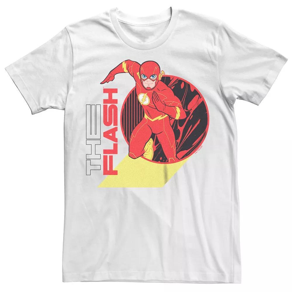 Big & Tall DC Comics The Flash Running Cartoon Graphic Tee, Men's,  Product Image